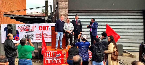 Día del Trabajador: Masivo encuentro de la CUT Los Ángeles