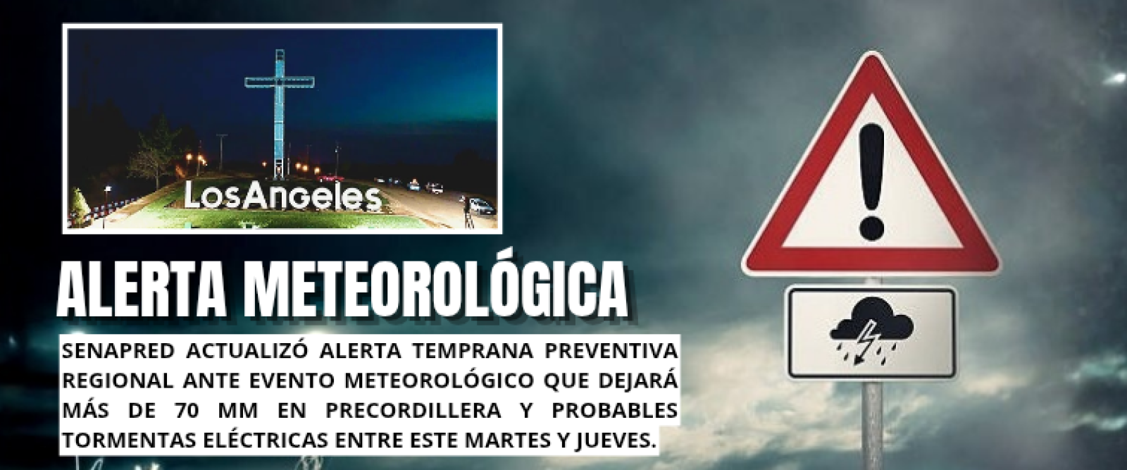 Alerta en Biobío: fuertes lluvias y viento de hasta 60 km/h