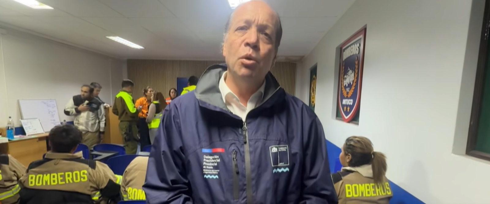 DPP Biobío coordina respuesta por incendio en Antuco